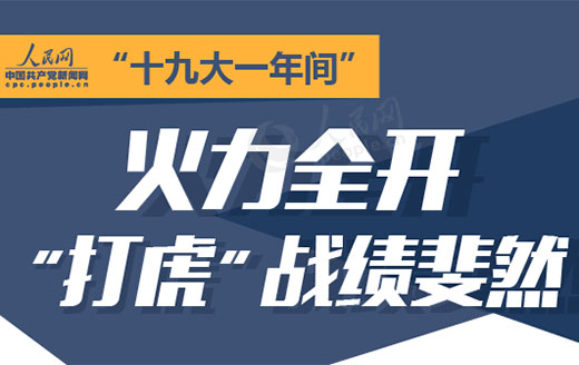 圖解：反腐"火力全開" "打虎"戰績斐然