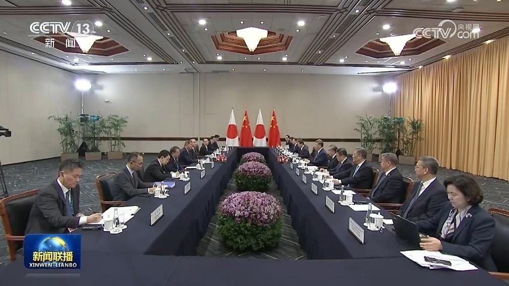 习近平会见日本首相